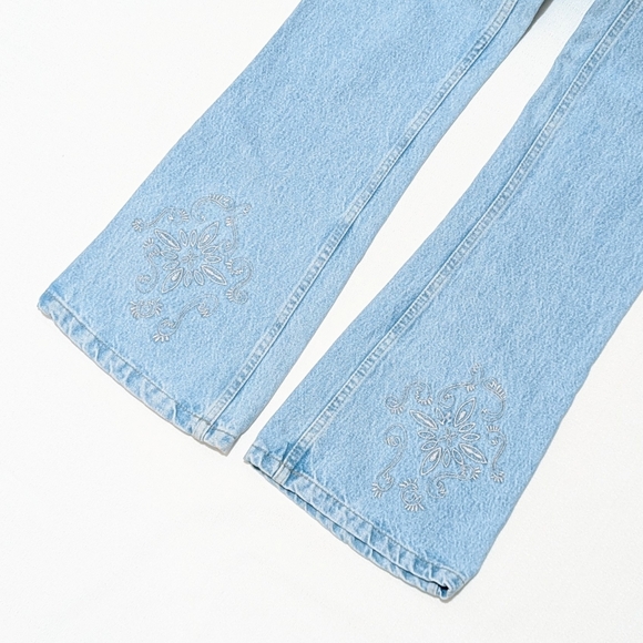 Cotton Blue | Vintage | Flare Leg | Embroidery - Picture 5 of 7